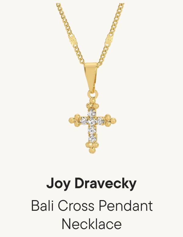 Bali Cross Pendant Necklace Bali Cross Pendant Necklace