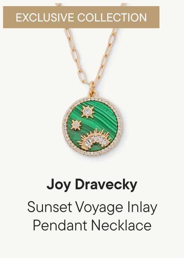 Rocksbox Exclusive Sunset Voyage Inlay Pendant Necklace Rocksbox Exclusive Sunset Voyage Inlay Pendant Necklace