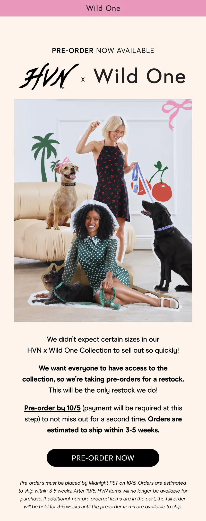 Pre-Order the HVN x Wild One Collection!