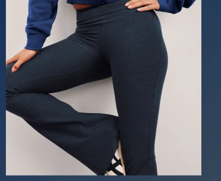Spacedye Mid-Rise Bootcut Pant in Nocturnal Navy