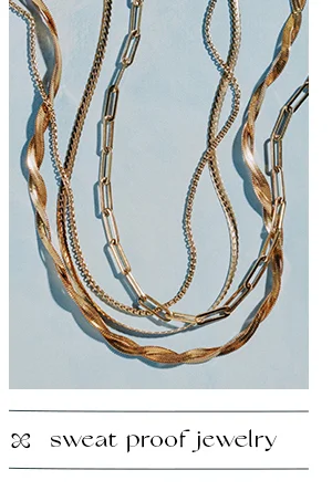 sweat proof jewelry