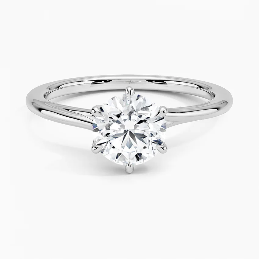 Delilah Twist Solitaire Ring