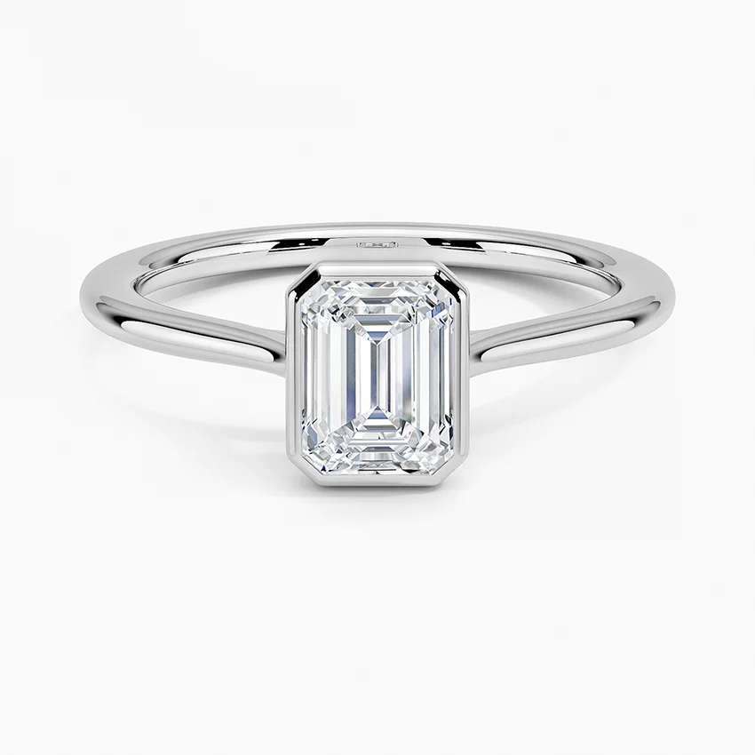Petite Luna Bezel Ring