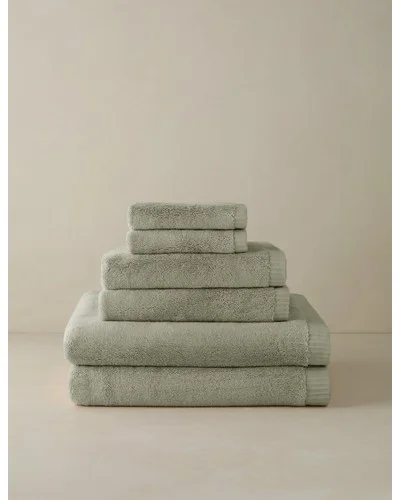 Duna Organic Towel Collection-Sage / Bath Sheet