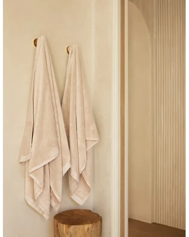 Duna Organic Towel Collection-Sand / Washcloth