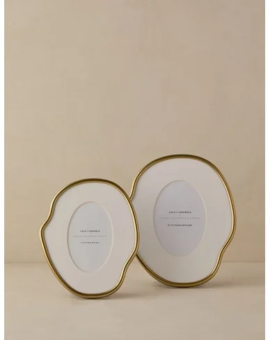 Puddle Picture Frame by Sarah Sherman Samuel - Gold / 4" x 6"