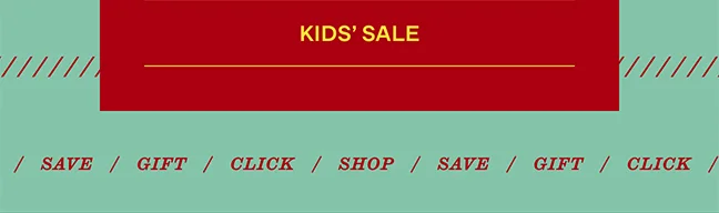 Shop Kids Cyber Monday Sale