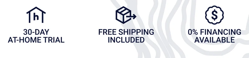 30-day at-home trial. Free shipping included. 0% financing available.