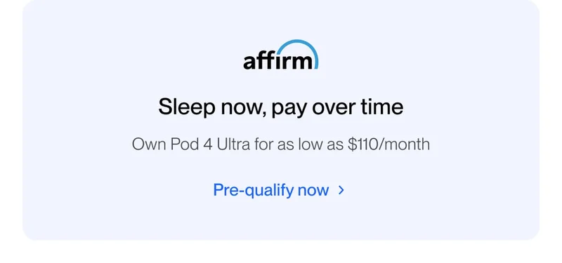 Sleep now, pay over time