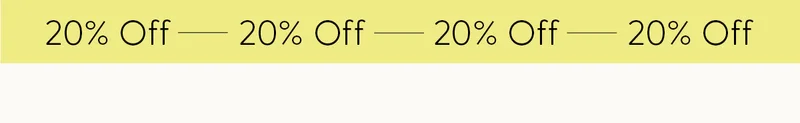 20% Off