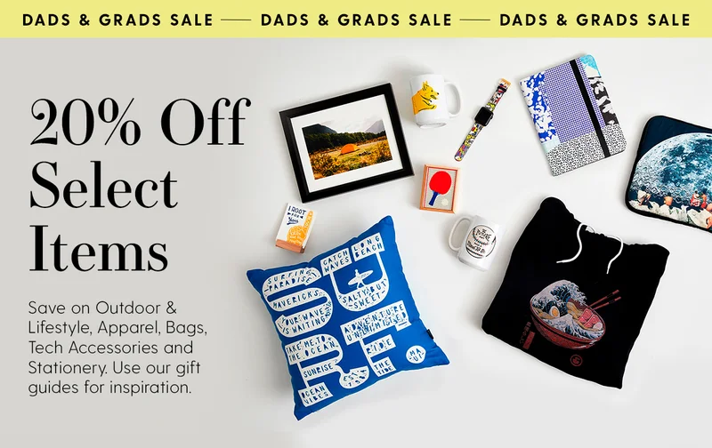 DADS & GRADS SALE | 20% Off Select Items | Save on Outdoor & Lifestyle, Apparel, Bags, Tech Accessories and Stationery. Use our gift guides for inspiration.
