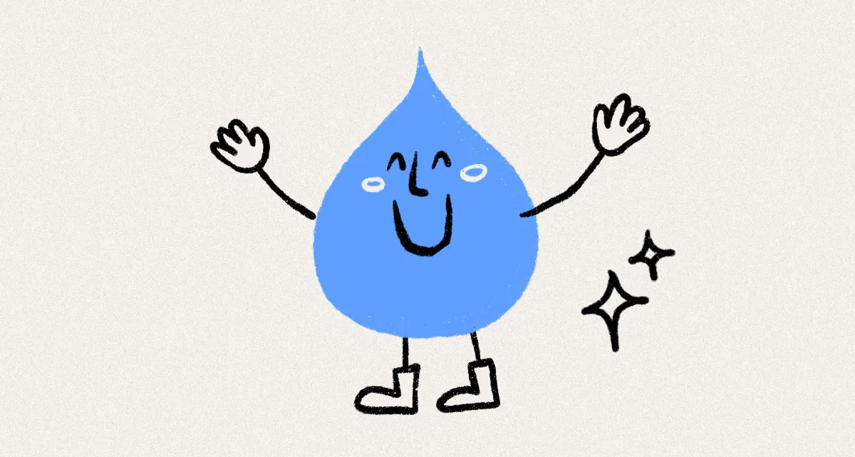 GIF of Mr. DRIP waving his arms.