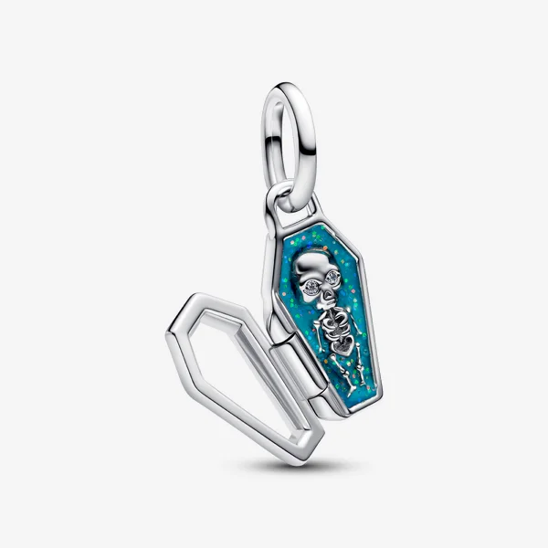 Openable Glow-in-the-dark Coffin Charm