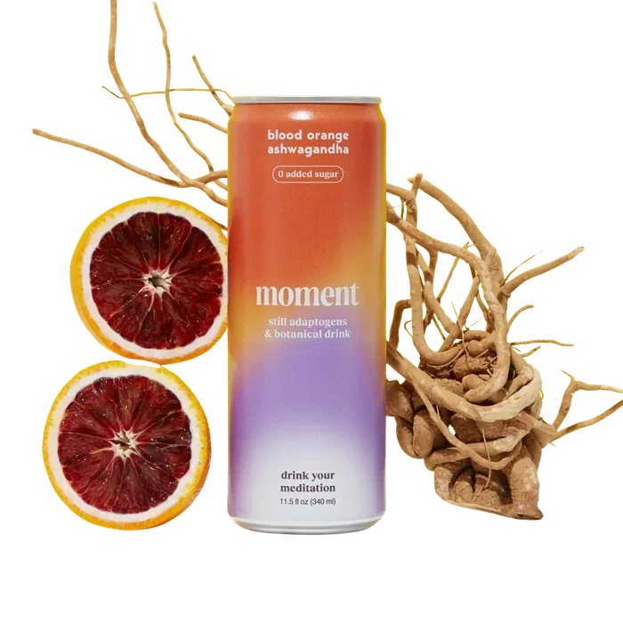 Image of Moment - Blood Orange Ashwagandha Botanical Water (12-Pack)