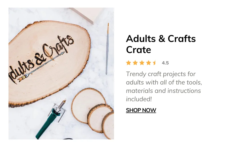 Adults and Crafts Crate
