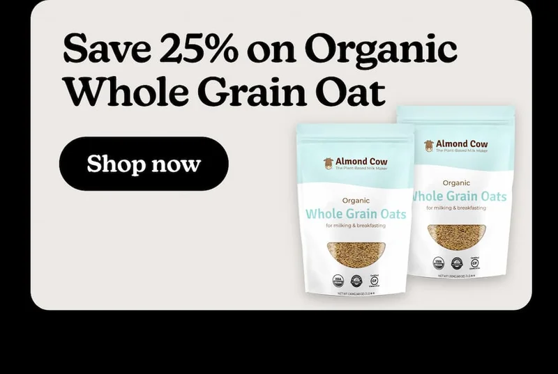 Save 25% on Organic Whole Grain Oat