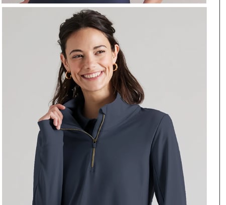 Course to Court 1/4 Zip