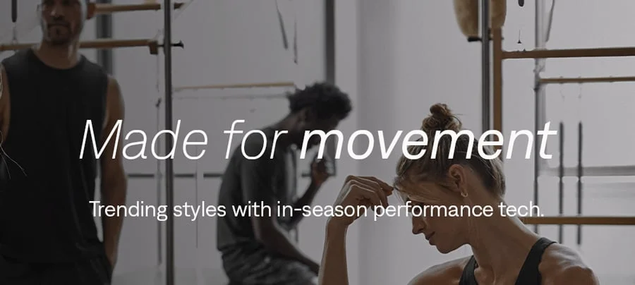 Made for movement: Shop activewear