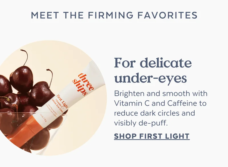 Brighten and smooth with Vitamin C and Caffeine to reduce dark circles and visibly de-puff.