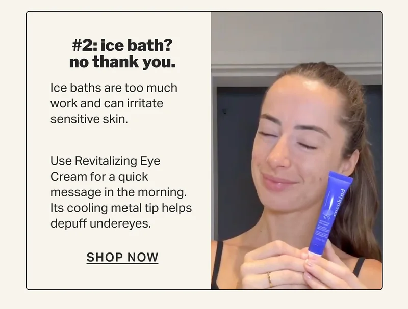 #2: ice bath? no thank you.