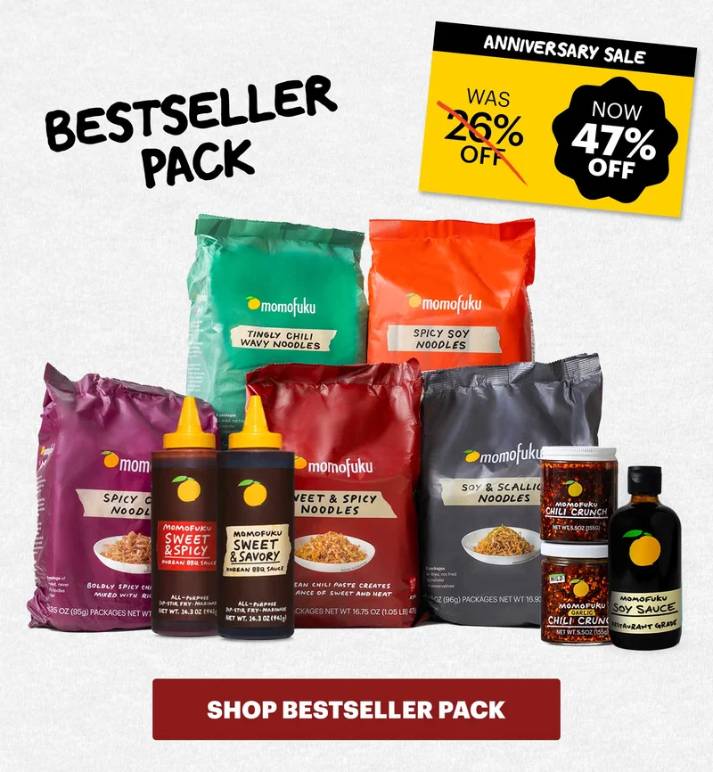 Header: Bestseller Pack (26% now 47%) CTA: SHOP BESTSELLER PACK