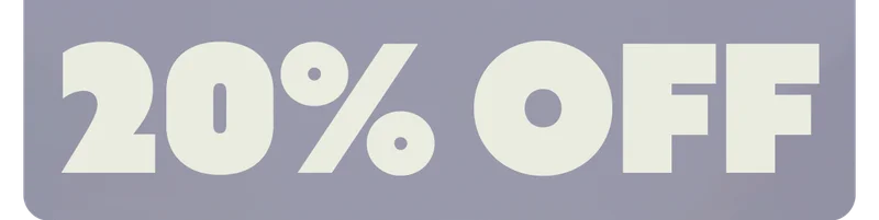 20% OFF