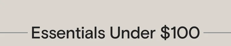 Essentials Under $100