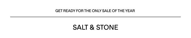 OUR ONLY SALE OF THE YEAR STARTS SOON. PREP YOUR CART.