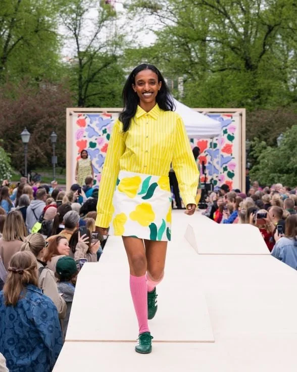 Patterns of joy on the runway