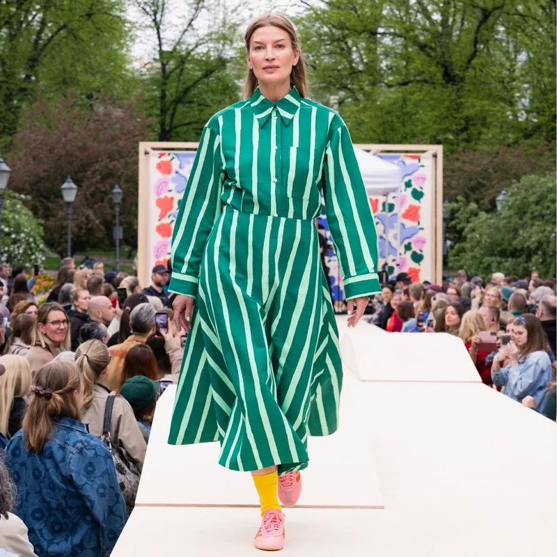 Patterns of joy on the runway