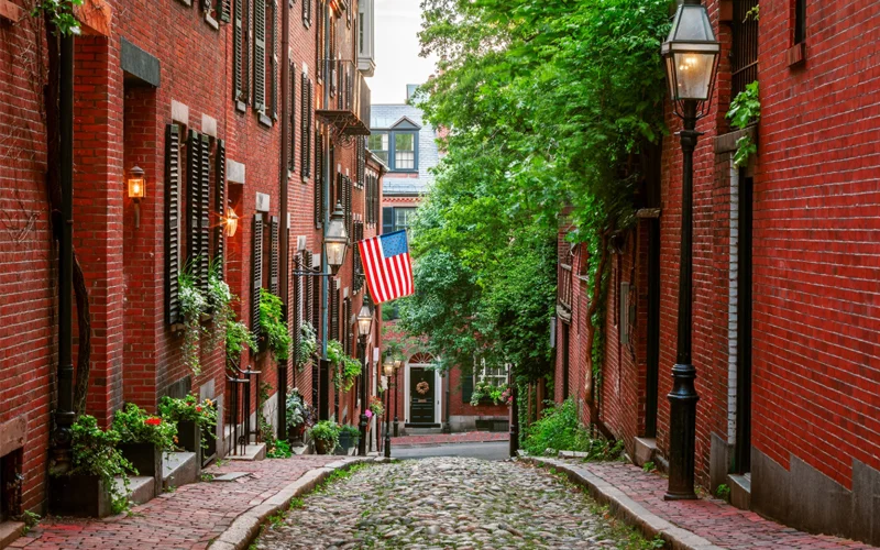A neighborhood in Boston