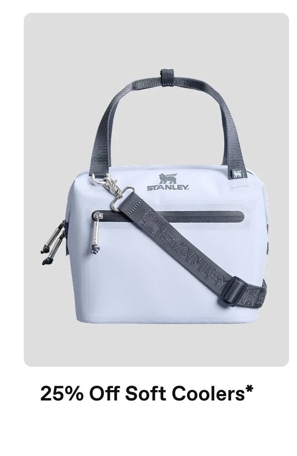 25% Off Soft Coolers