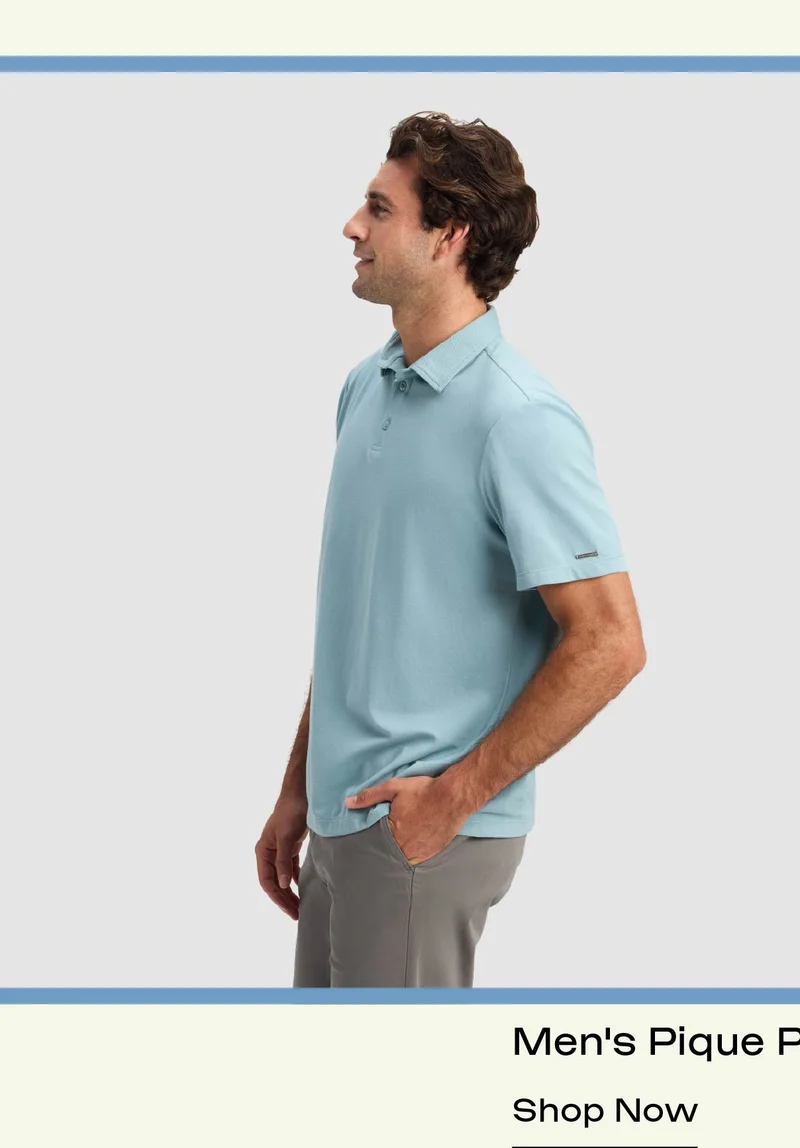 MEN'S PIQUE POLO