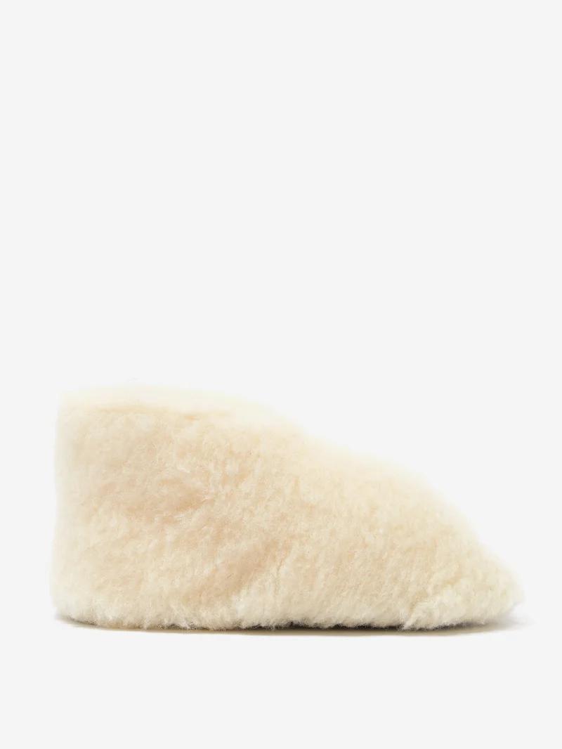 Image of Yoko Wool Comfy Slipper Boot - Natural