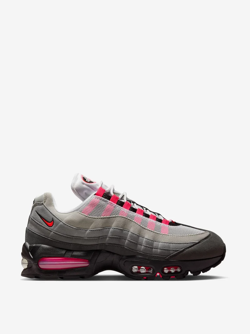 Image of Nike Air Max 95 Big Bubble - Black/Solar Red-Medium Ash-Dk Pewter-Dust-Granite