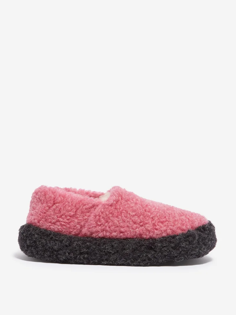 Image of Yoko Wool x Goodhood Siberian Wool Slipper - Pink