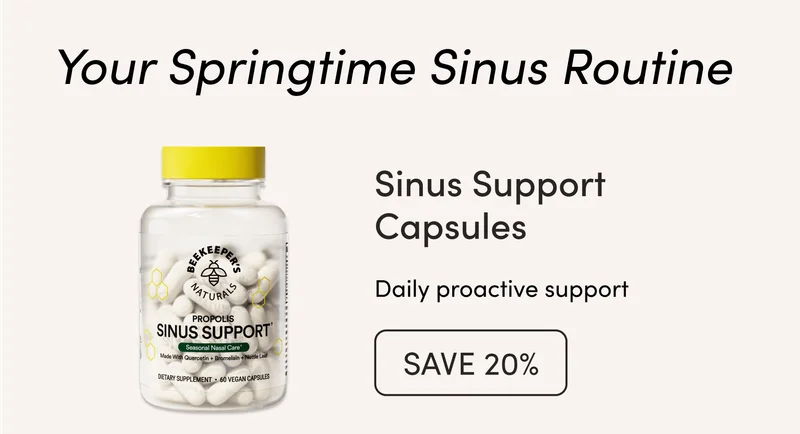 Your Springtime Sinus Routine  Sinus Support Capsules  Daily proactive support