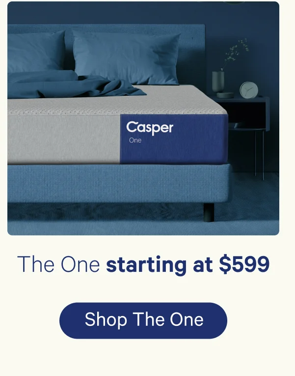 The One mattress starting at $599