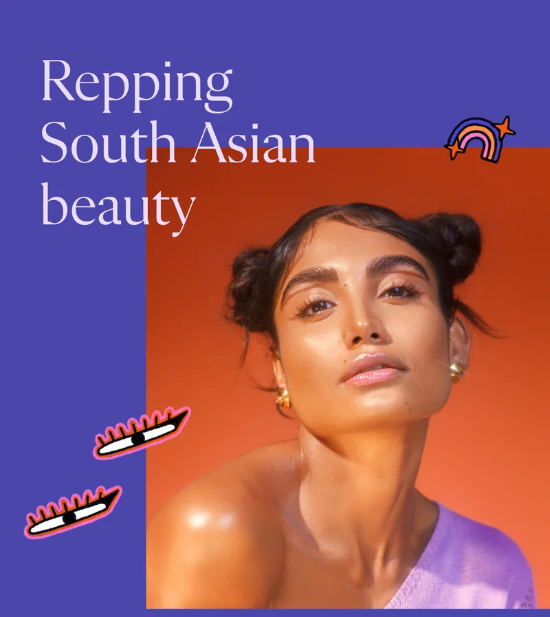 Repping South Asian beauty