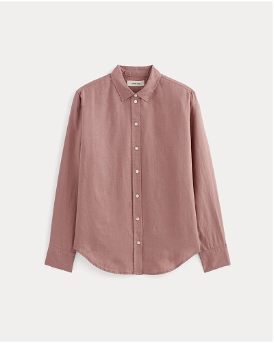 [Image]The Must-Have Shirt in Linen | Rose Dusk