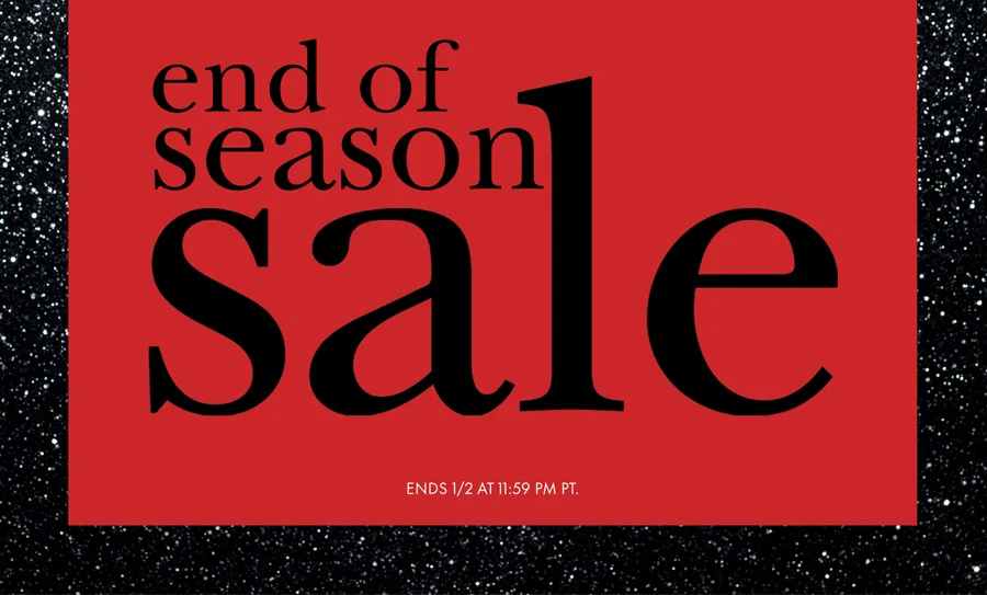 end of season sale