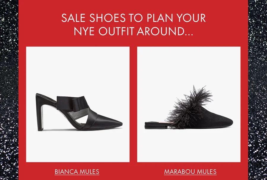 Sale shoes to plan your NYE outfit around...