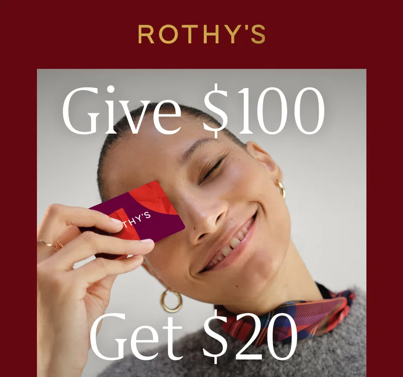 GIVE $100+ GET $20