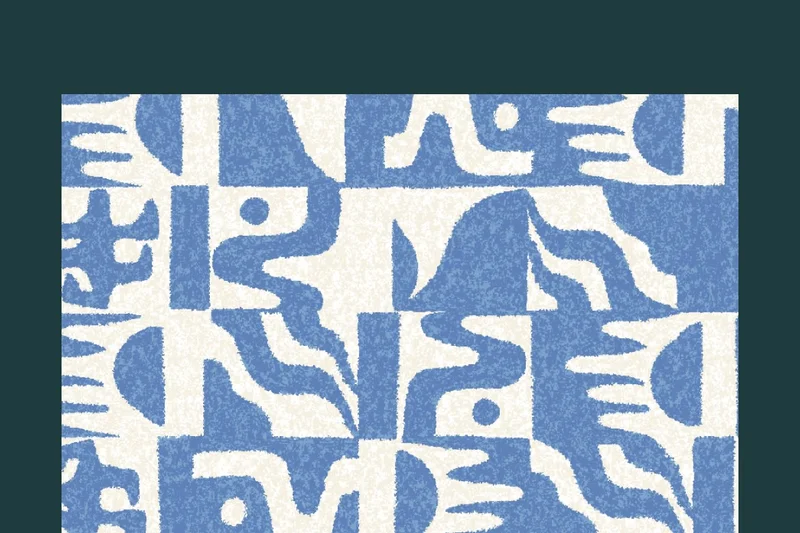 The new pattern Flow, an abstract of rivers and trees.