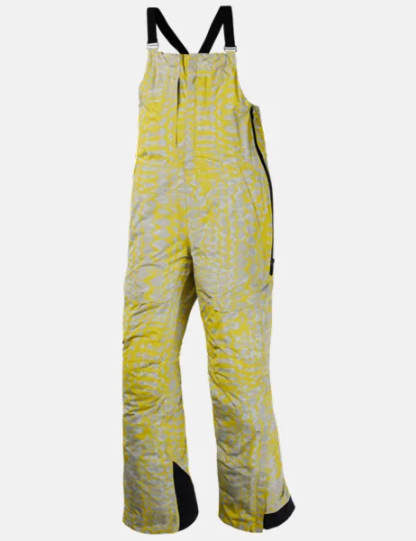 Studio shot of the Women's Burton [ak]® Kimmy GORE-TEX 2L Bib Pants in Atomic Shatter