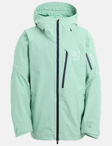 Flat-lay studio shot of the Men's Burton [ak]® Cyclic GORE‑TEX 2L Jacket in Soft Sage