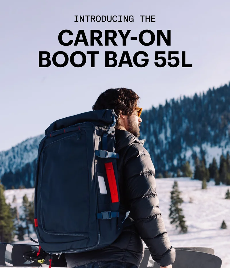 MEET THE CARRY-ON BOOT BAG 55L