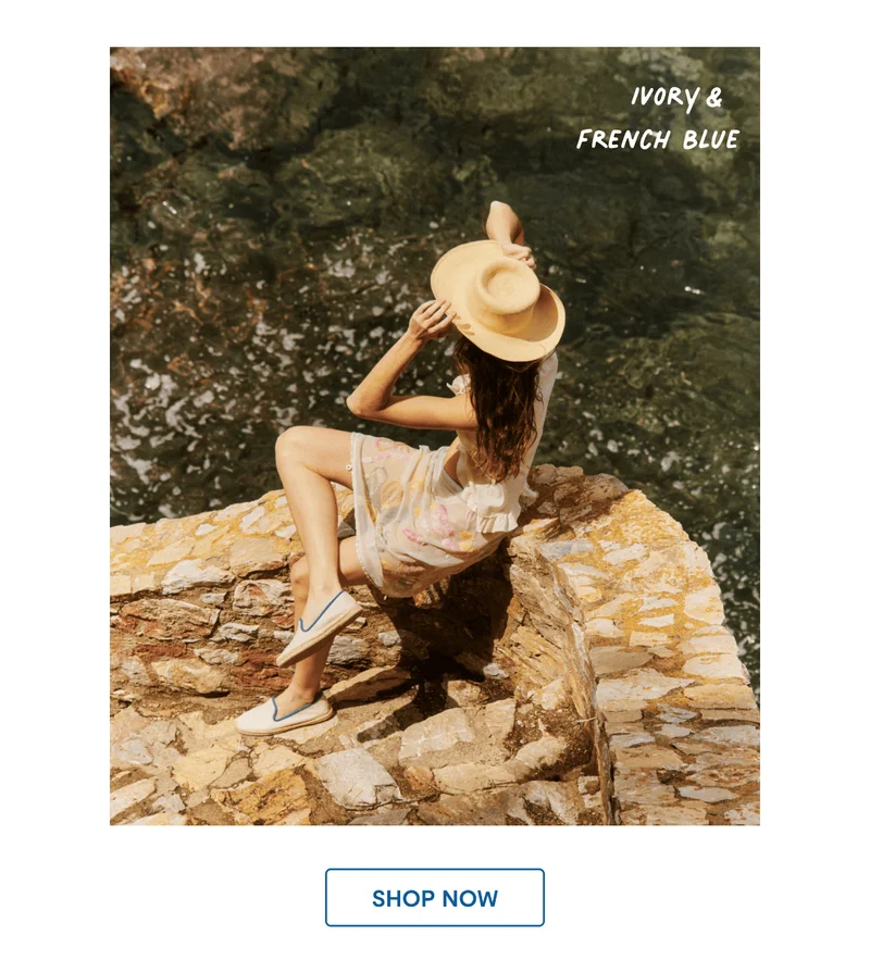 The Smoking Slipper Ivory / Blue