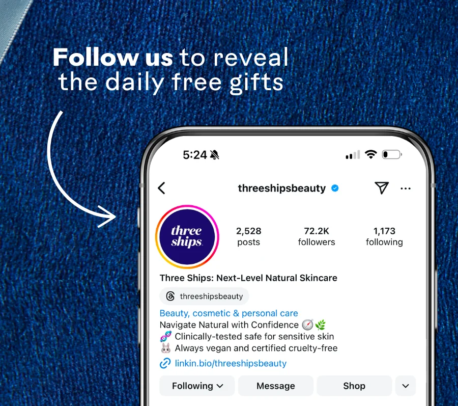 Follow us on IG to reveal the daily free gift