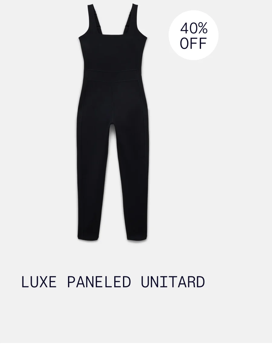 Luxe Paneled Unitard